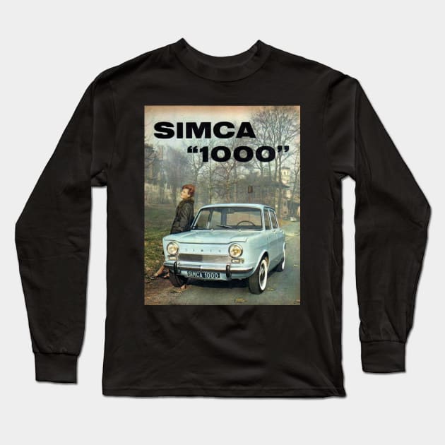 Simca "1000" Long Sleeve T-Shirt by Donkeh23